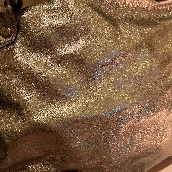 Michael by Michael Kors Silver Soft Leather Satchel - Picture 6 of 10